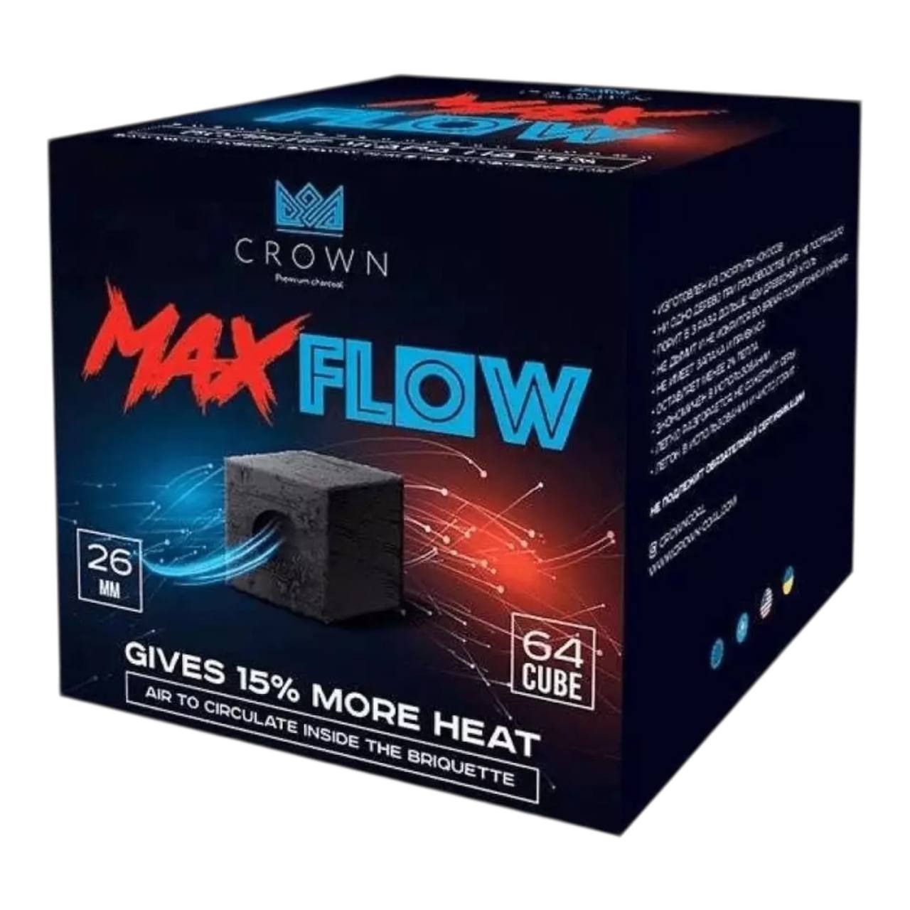 Crown MaxFloy Charcoal 1kg (26mm)